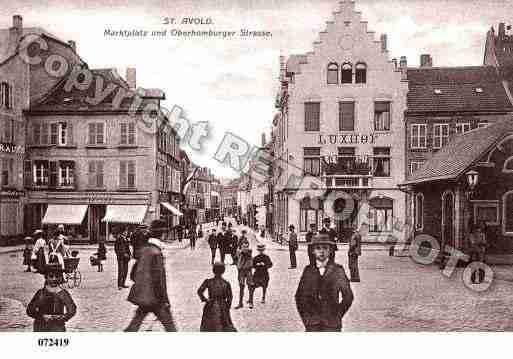 Ville de SAINTAVOLD, carte postale ancienne