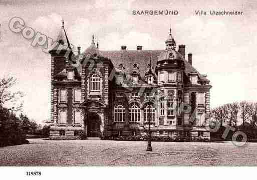 Ville de SARREGUEMINES, carte postale ancienne