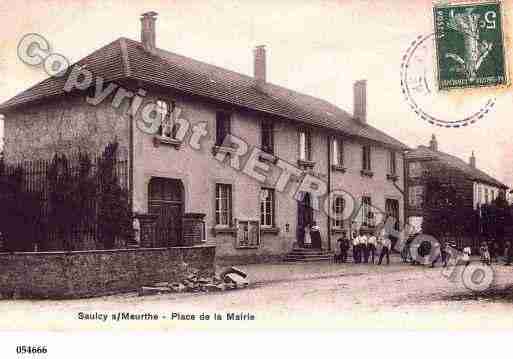 Ville de SAULCYSURMEURTHE, carte postale ancienne