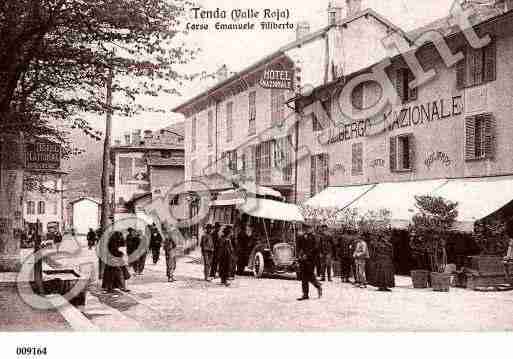 Ville de TENDE, carte postale ancienne