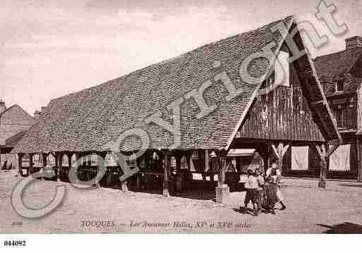 Ville de TOUQUES, carte postale ancienne