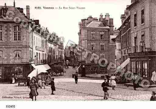 Ville de VANNES, carte postale ancienne