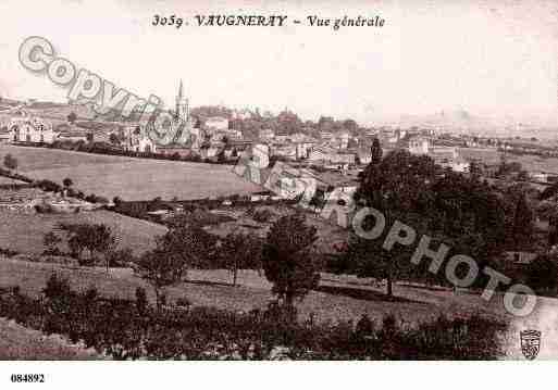 Ville de VAUGNERAY, carte postale ancienne