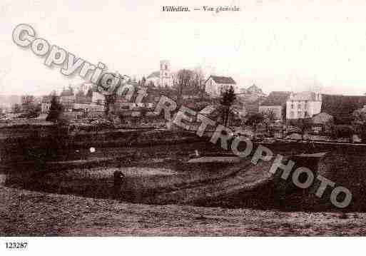 Ville de VILLEDIEU, carte postale ancienne