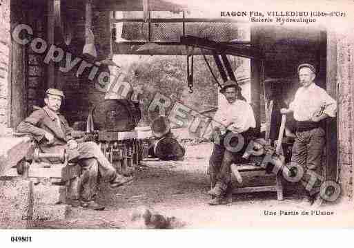 Ville de VILLEDIEU, carte postale ancienne