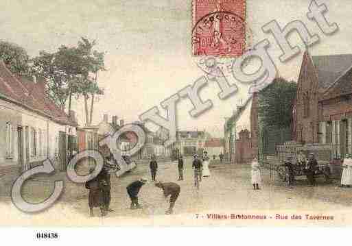 Ville de VILLERSBRETONNEUX, carte postale ancienne