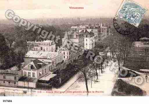 Ville de VINCENNES, carte postale ancienne