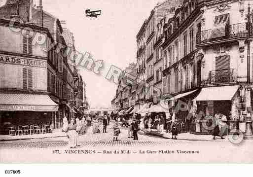 Ville de VINCENNES, carte postale ancienne