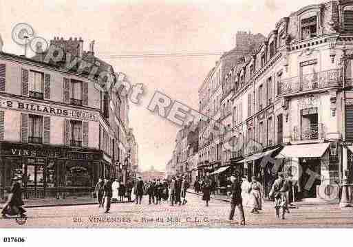 Ville de VINCENNES, carte postale ancienne