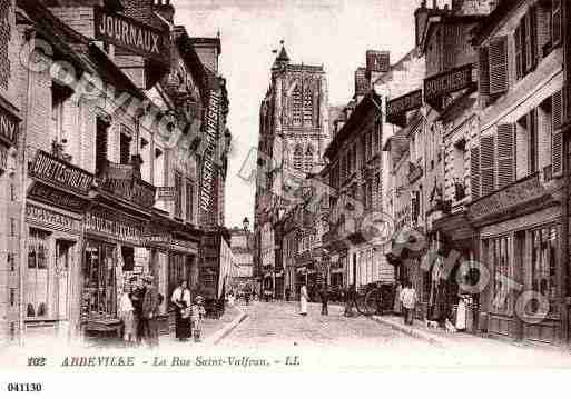 Ville de ABBEVILLE, carte postale ancienne