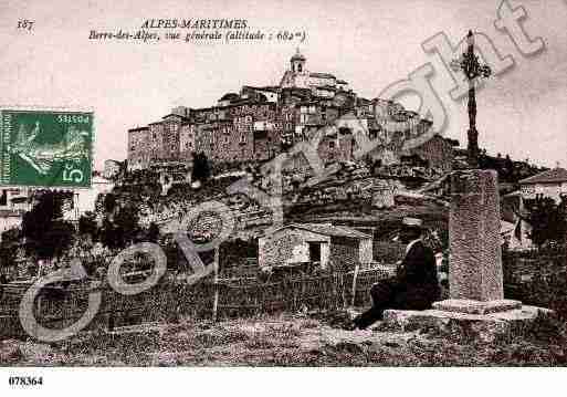 Ville de BERRELESALPES, carte postale ancienne