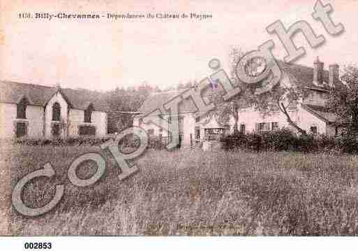 Ville de BILLYCHEVANNES, carte postale ancienne