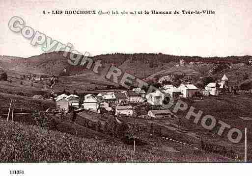 Ville de BOUCHOUX(LES), carte postale ancienne