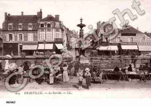 Ville de DEAUVILLE, carte postale ancienne