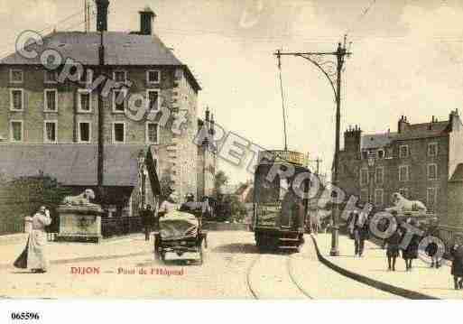 Ville de DIJON, carte postale ancienne