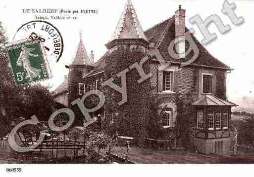 Ville de EVETTESALBERT, carte postale ancienne