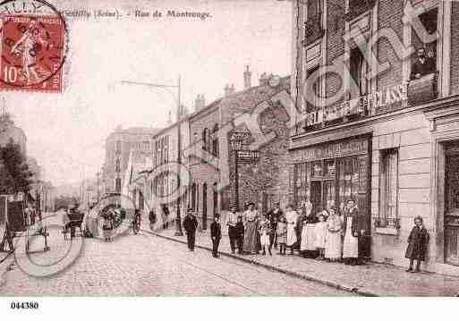 Ville de GENTILLY, carte postale ancienne