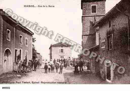 Ville de HAROL, carte postale ancienne