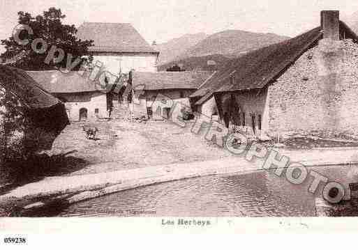 Ville de HERBEYS, carte postale ancienne