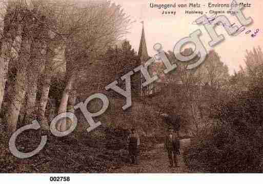 Ville de JUSSY, carte postale ancienne