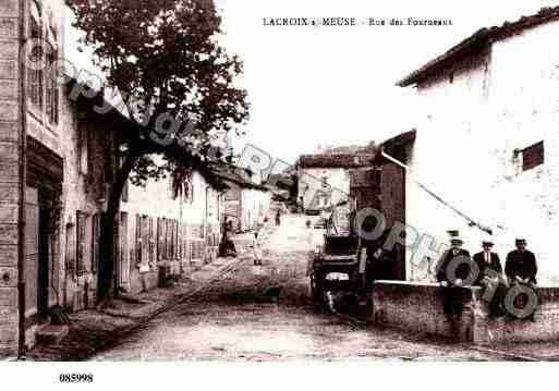 Ville de LACROIXSURMEUSE, carte postale ancienne