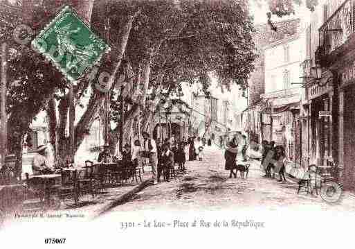 Ville de LUC(LE), carte postale ancienne