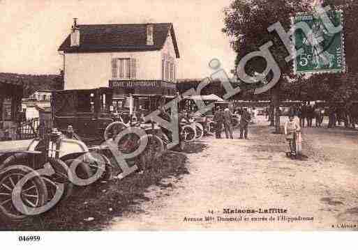 Ville de MAISONSLAFFITTE, carte postale ancienne