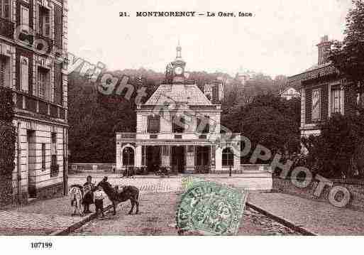 Ville de MONTMORENCY, carte postale ancienne