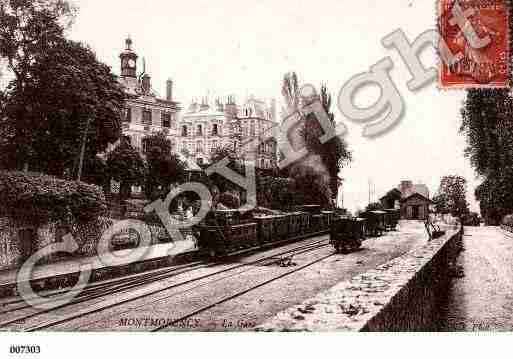 Ville de MONTMORENCY, carte postale ancienne