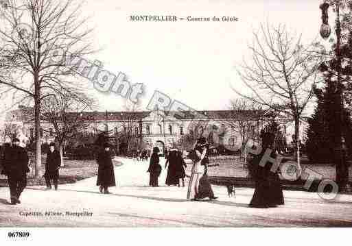 Ville de MONTPELLIER, carte postale ancienne