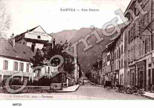 Ville de NANTUA, carte postale ancienne