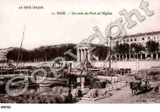 Ville de NICE, carte postale ancienne