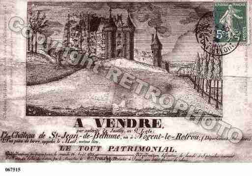 Ville de NOGENTLEROTROU, carte postale ancienne