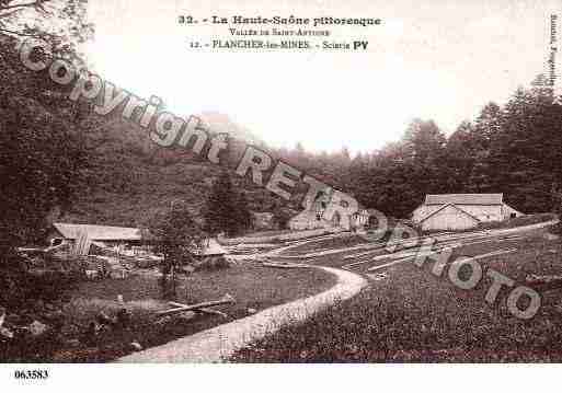 Ville de PLANCHERLESMINES, carte postale ancienne