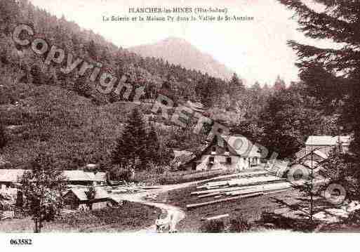 Ville de PLANCHERLESMINES, carte postale ancienne