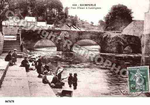 Ville de QUIMPERLE, carte postale ancienne