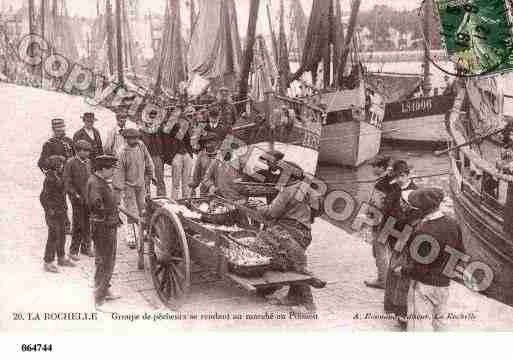 Ville de ROCHELLE(LA), carte postale ancienne