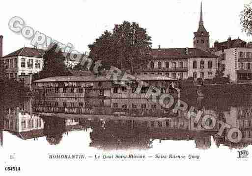 Ville de ROMORANTINLANTHENAY, carte postale ancienne