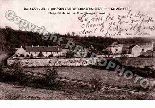 Ville de SAGY, carte postale ancienne