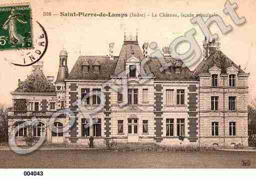 Ville de SAINTPIERREDELAMPS, carte postale ancienne