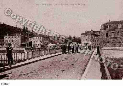 Ville de SAINTVICTORSURRHINS, carte postale ancienne