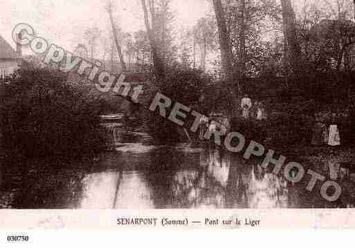 Ville de SENARPONT, carte postale ancienne