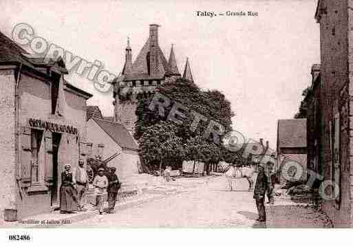 Ville de TALCY, carte postale ancienne