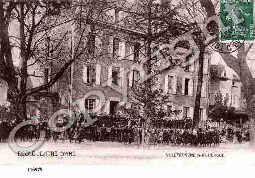 Ville de VILLEFRANCHEDEROUERGUE, carte postale ancienne