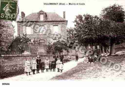 Ville de VILLEMBRAY, carte postale ancienne