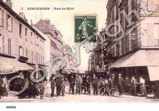 Ville de VINCENNES, carte postale ancienne