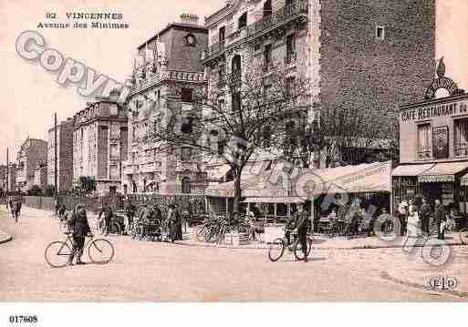 Ville de VINCENNES, carte postale ancienne