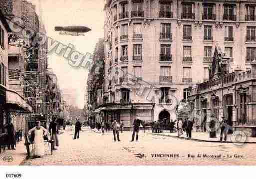 Ville de VINCENNES, carte postale ancienne