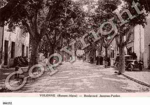 Ville de VOLONNE, carte postale ancienne