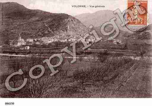 Ville de VOLONNE, carte postale ancienne